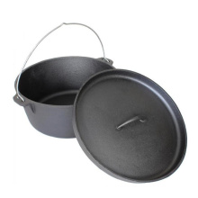 Pre-seasoned 8 Quart cast iron dutch oven